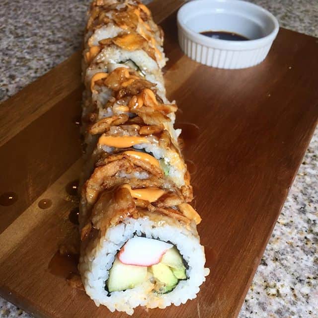 Image result for spicy california roll. 