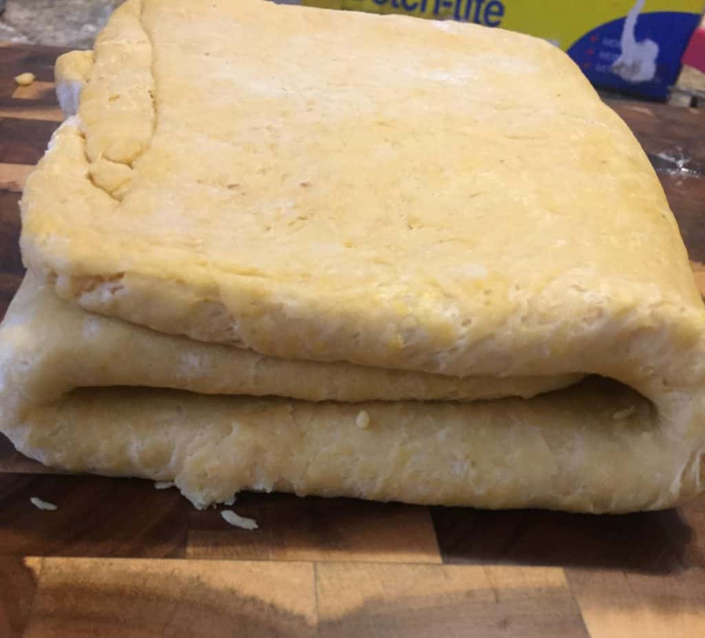 trifolded dough 