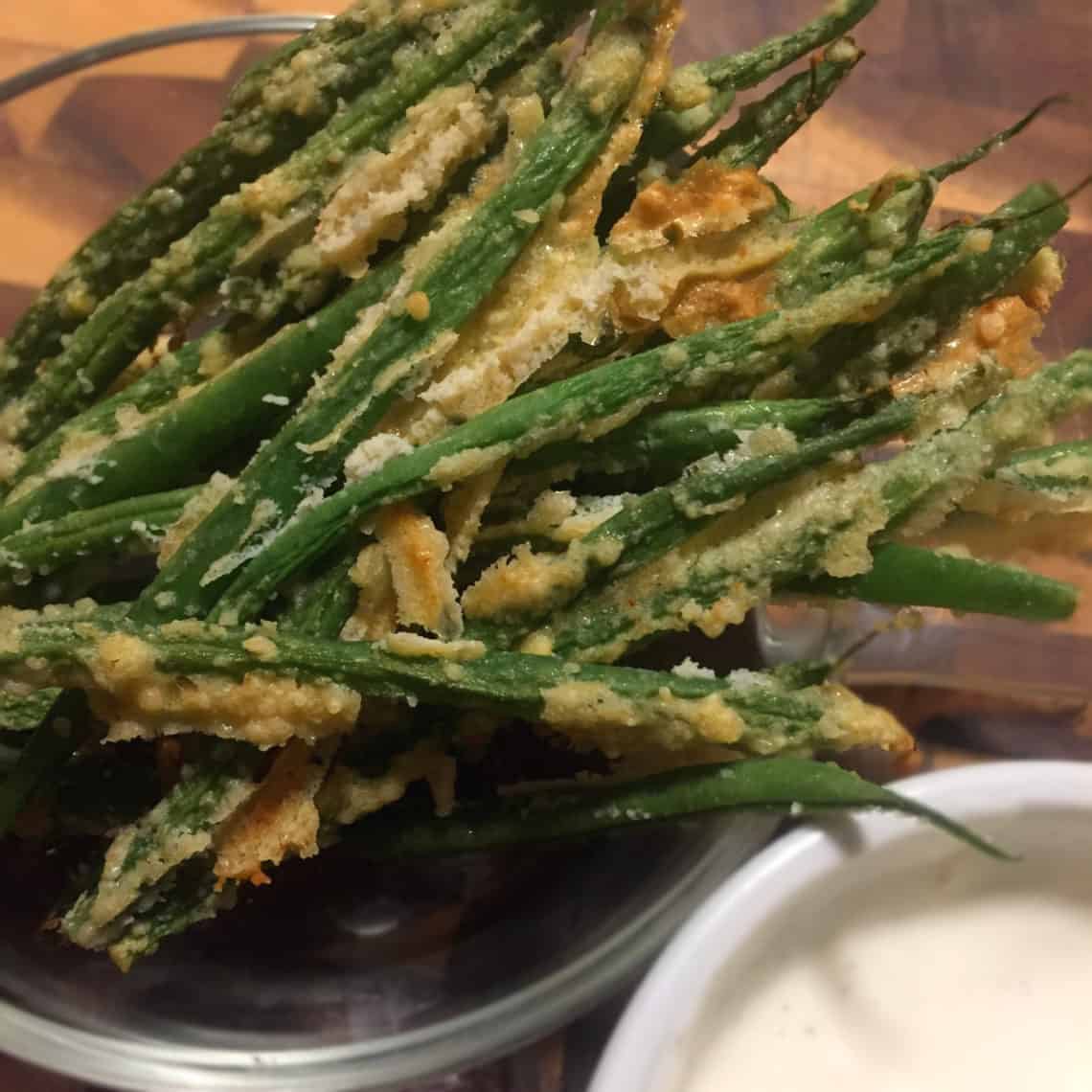 Green Bean Parmesan "Fries" FlyPeachPie