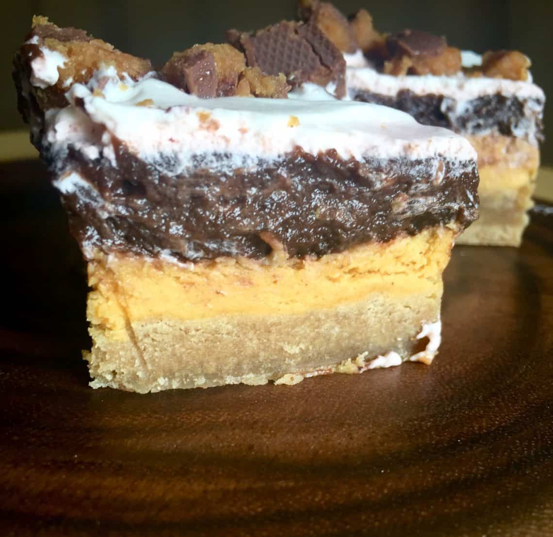 Peanut Butter Dream Bars FlyPeachPie
