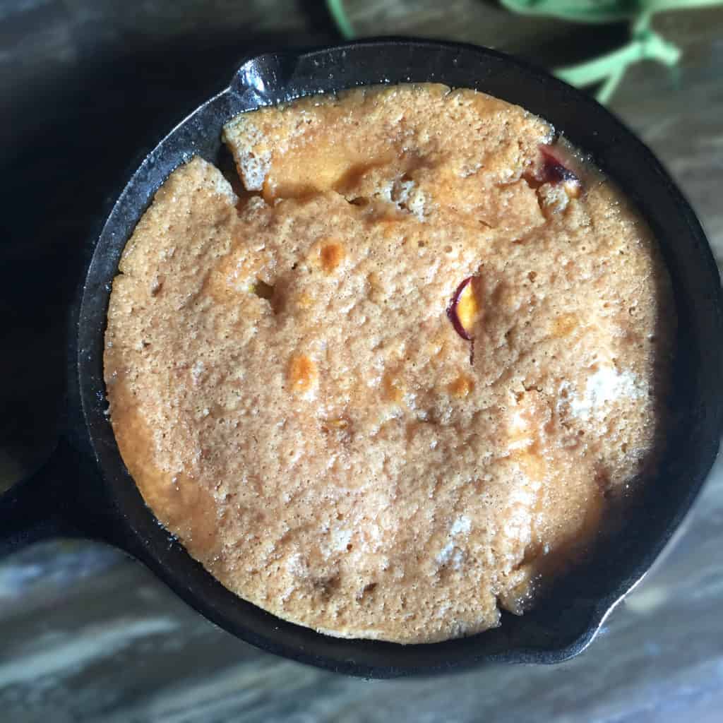 Skillet Peach Cobbler