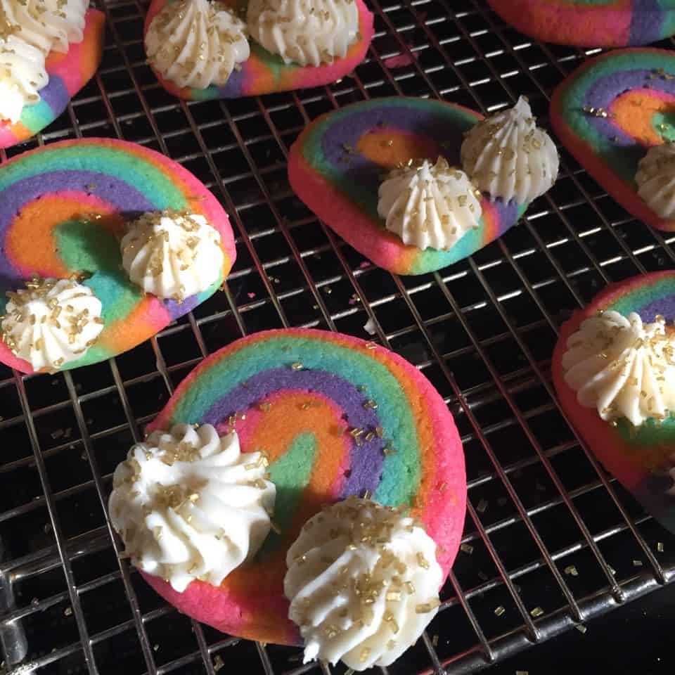 rainbow sugar cookies 