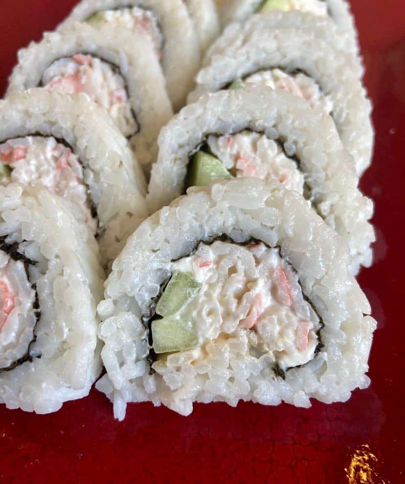 Creamy Crab Sushi Roll -