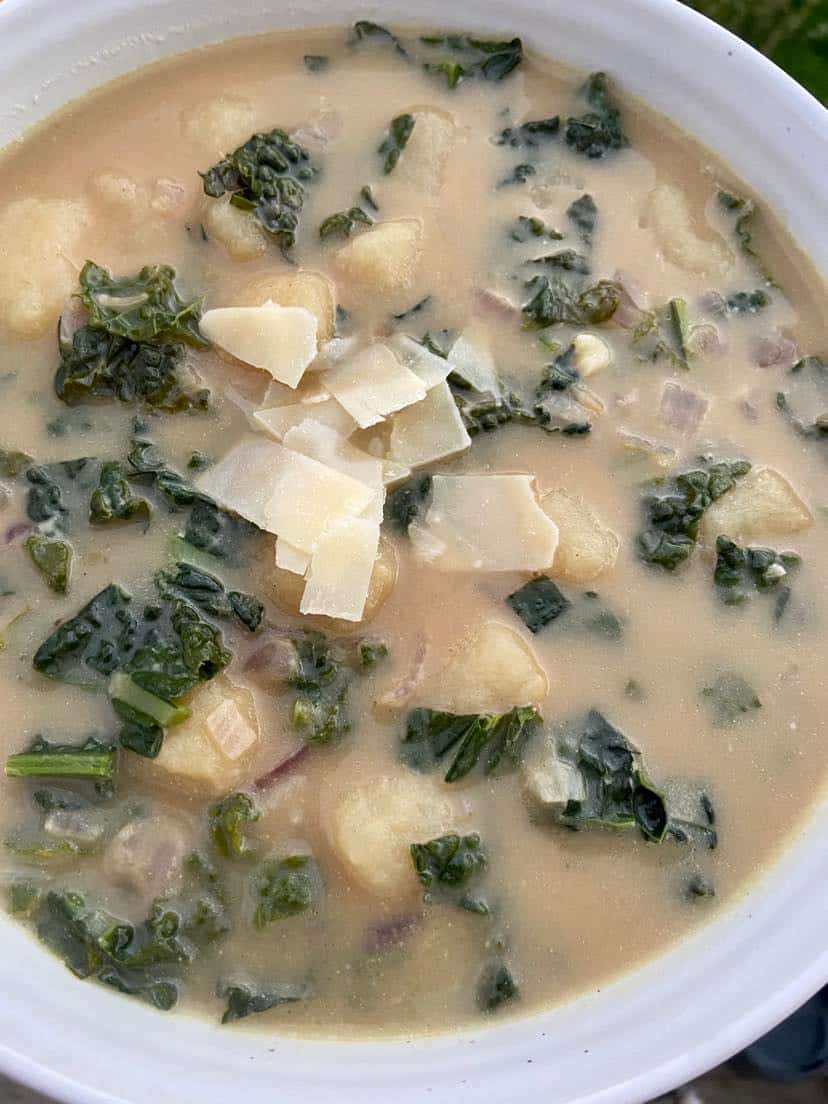 Tuscan Kale and Gnocchi Soup FlyPeachPie