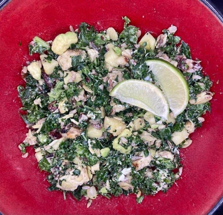 Wild Rice and Kale Salad FlyPeachPie