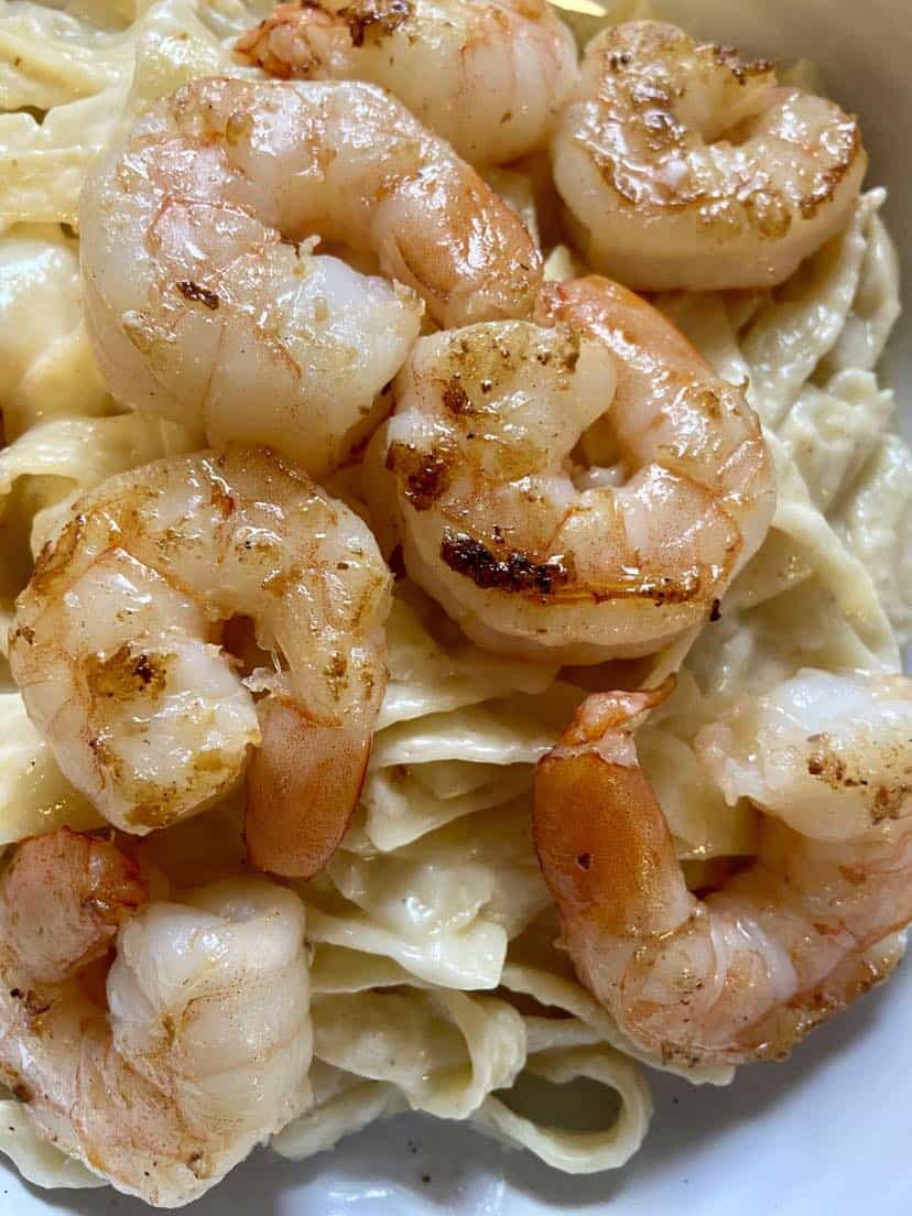 Lemon Cream Pasta With Shrimp - FlyPeachPie