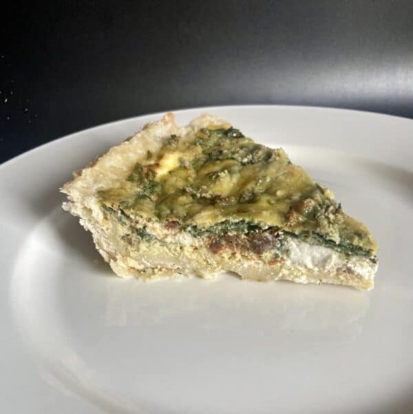 Sundried Tomato and Goat Cheese Quiche FlyPeachPie