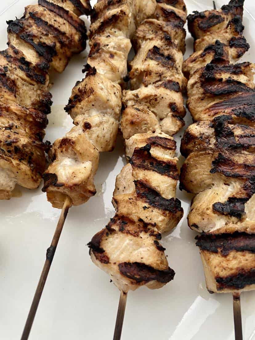 Yogurt Marinated Chicken Kabobs FlyPeachPie